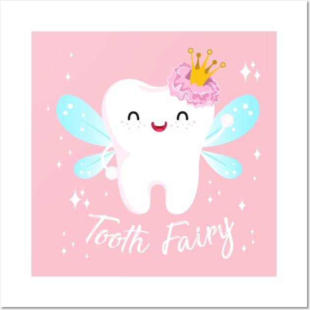 Girl Tooth Fairy Wall Art by Riczdodo